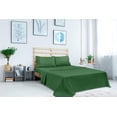 thumbnail image 5 of Royale Linens 2 Pack Bulk Flat Sheet Set - Top Sheets - Soft Microfiber - Wrinkle & Stain Resistant - for Hotel, Massage Table, Hospital, Dorm - Queen Flat Sheet Sold Separately (Queen, Hunter Green), 5 of 5
