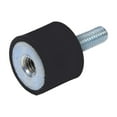 thumbnail image 1 of 4x M8 M6 Rubber Mounts Shock Absorber Anti Vibration Silentblock Bobbins, Cylindrical Isolator Vibration Isolation Mounts Shock Absorber Absorption Mount Threaded Stud Male Thread, 1 of 7