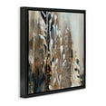 thumbnail image 3 of Stupell Industries Abstract Cascading Plants Botanical & Floral Painting Black Floater Framed Canvas Art Print Wall Art, 25 x 25, 3 of 9