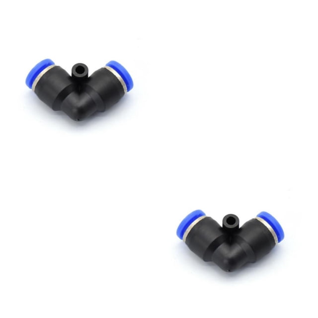 Eigraketly 10 pack/lote conectores de manguera de aire de buen sellado para sistemas neumáticos tubo rápido de reutilizable Type1 NO1