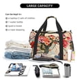 thumbnail image 5 of Kdxio Butterflies And Flowers Painting Travel Duffel Bag Gym Bag Weekender Travel Bag Gym Bag for Women &Men Airplane Travel Essentials for Flying, 5 of 7
