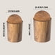 thumbnail image 3 of Matsuzay Papelera de baño con tapa abatible, compacta, imitación madera. Suministros de limpieza para el hogar, 3 of 6