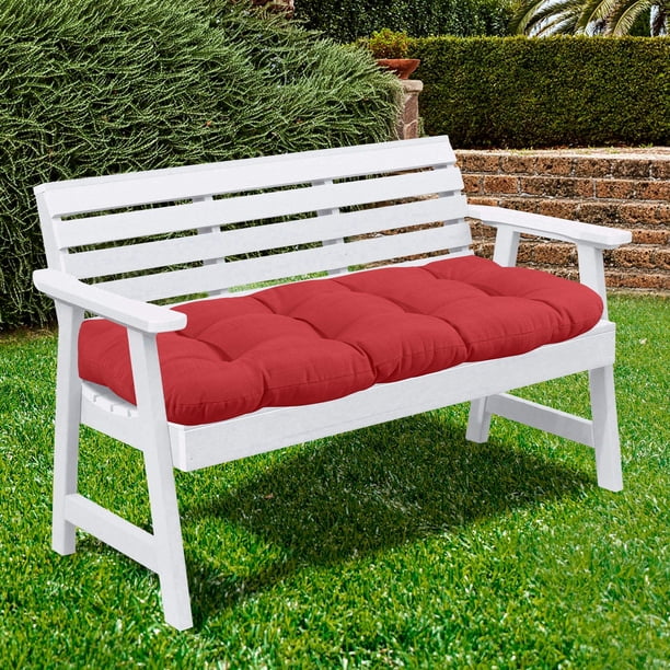 Cojines para sillas de patio, colección Sweet Home, color rojo (paquete de 8)
