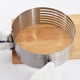 thumbnail image 5 of Torta de acero inoxidable Slicer Cheesecake Anillo Levelador de corte Moldes de corte Pastelería Herramientas Herramientas Panadería Accesorios de cocina 6-12 pulgadas Eigraketly HA009725-02B, 5 of 6