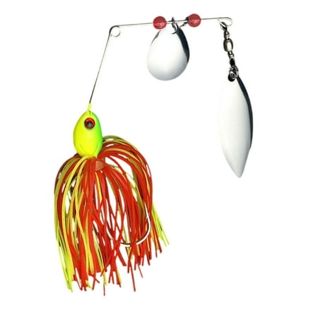 SIEYIO Artificial Baits Fishing Lures Spinnerbait Silicone Skirt Spinner Lures Baits
