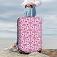 thumbnail image 3 of Lsque Cute Watermelon Flamingo Printed Luggage Cover, Travel Luggage Protector,Scratch and Dirt Resistant, Fits 18-32 Inch Luggage -, 3 of 9