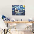thumbnail image 5 of Naloa Vintage Starry Sky Shark Print Canvas Bathroom Wall Art,Bathroom Wall Art Decoration, Canvas Poster Prints,Decorative Paintings for Living Room, Bathroom, Kids Room, 5 of 6