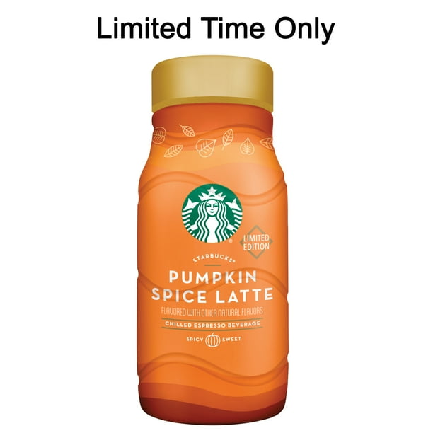 Starbucks Pumpkin Spice Latte, Espresso Beverage, 40 oz Bottle