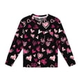 thumbnail image 6 of BLVB 2 Piece Boys Girls Valentine's Day Pajamas Kids Long Sleeve Top and Pants Pajamas Pjs Sleepwear Set for Kids 5-14 Years, 6 of 7