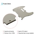 thumbnail image 3 of 3Ply Guitar Pickguard with Single Coil Pickup Hole for Style Electric Guitar Green, 3 of 7