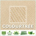 thumbnail image 4 of ColourTreeUSA  Rectangle Sun Shade Sail HDPE Mesh Fabric Screen Canopy UV Block 190 GSM 8' x 12' - Beige, 4 of 5