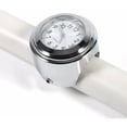 thumbnail image 3 of Motorcycle Handlebar Clock, Waterproof Aluminium Alloy, Universal Fit Easy Installation, Shockproof, Thermometer Compatible with 7/8", 1" Handlebar, High Quality, 3 of 5
