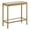 Gold, variant on Evelyn&Zoe Alexis 24" Wide Rectangular Side Table, Brass