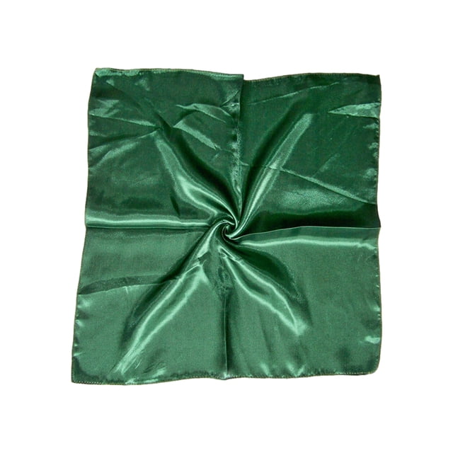 Sonducket Bufandas cuadradas para mujer, 2 pack/lote, amplia aplicación y varios colores disponibles, bufanda de cuello cuadrado Accesorios de disfraces verde