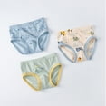 thumbnail image 2 of NIEWTR Boys Underwear Briefs Active Comfort with Soft Stretch Fabric Shorts Elastic Waist(A01-Blue,8-9 Years), 2 of 4