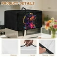 thumbnail image 7 of Whosucclay Dachshund Dog Spot Print Microwave Dust Cover & Appliance Covers, Water Resistant Universal Fit Dust Cover for Microwave Oven, Kitchen Appliance Covers with Handle-L, 7 of 7