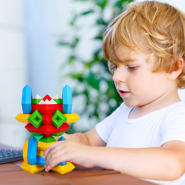 Juegos De Mesa Juguetes apilables divertidos, juguetes apilables de diamantes no tóxicos para niños y niñas (caramelos, 15 piezas)