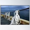 thumbnail image 2 of Moody Blue Poster Wall Art, Modern Wall Decor For Living Room Bedroom, 16x24 UNFRAMED, 2 of 3