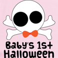thumbnail image 2 of CafePress - Baby's 1St Halloween Skull Infant Bodysuit - Baby Light Bodysuit, Size Newborn - 24 Months, 2 of 4