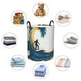 thumbnail image 4 of Man Surfing Laundry Hamper Small Storage Basket/Toy Organizer/Dirty Clothes Bucket, 4 of 5