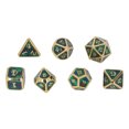 thumbnail image 3 of Dados De Metal, Dados Poliédricos, Exquisitos Y Resistentes Para Juegos De Rol. ANGGREK Tipo 1, 3 of 8