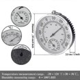 thumbnail image 2 of 10cm Hanging Ring Thermometer and Hygrometer High Precision Home Indoor and Outdoor Baby Room Pointer English Thermometer, 2 of 4
