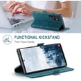 thumbnail image 5 of Wallet Case for Samsung Galaxy S23 Ultra 5G,Magnetic Protect PU Leather Flip Case with Card Holders RFID Blocking Kickstand Shockproof Protection Case for Samsung Galaxy S23 Ultra 5G 2023 (Teal), 5 of 18