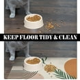 thumbnail image 4 of Dog Food Mats for Floors Super Absorbent, Pet Cat Food Mat - Non Slip Dog Bowl Mats for Food and Water, Eco-Friendly Boho Dog Placemats Feeding Mat, 4 of 6