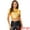Gold, variant on Women's Mock Neck Short Sleeve Metallic Crop Tops T-Shirts S Silver