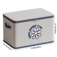 thumbnail image 3 of Caja de almacenamiento, bolsa organizadora de edredones y ropa, plegable, de gran capacidad, para el hogar, organizador de prendas de tela, caja de almacenamiento, bolsa de almacenamiento de tela, 3 of 7