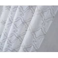 thumbnail image 6 of Olivia Gray Delano Quatrefoil Embroidered 38 x 84 in. Grommet Panel Pair in Silver/White (Set of 2), 6 of 7