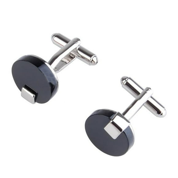 Gemelos Hugo para hombre de acero inoxidable vintage