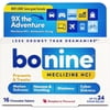 Bonine Motion Sickness Protection, Chewable Tablets, Raspberry - 16 ea.