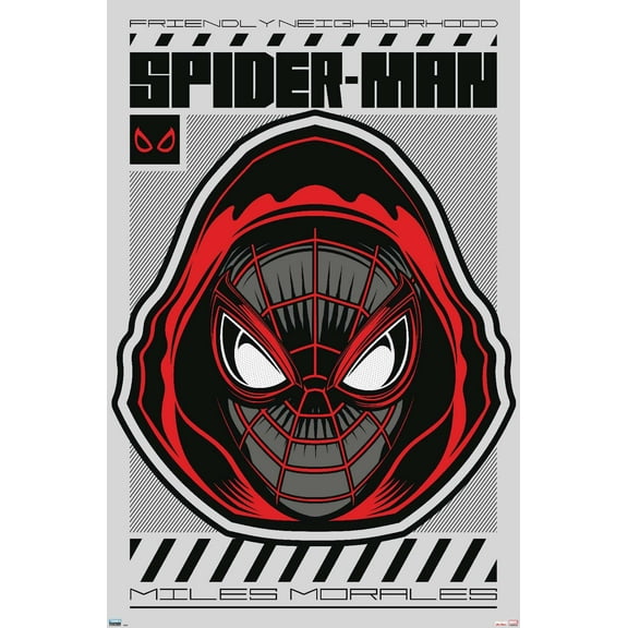 Marvel's Spider-Man: Miles Morales - Friendly Neighborhood Wall Poster, 22.375" x 34"