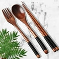 thumbnail image 2 of FACEGA Wooden Spoons for Cooking,Soup Ladle for Everyday Use,Wooden Cooking Utensils Crafted with Care, 2 of 2