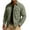 Army Green, variant on Men's Vintage Western Cowboy Shirt Long Sleeve Button-Down Cargo Shirt Casual Retro Workwear,L,Beige