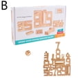 thumbnail image 1 of Wooden Children'S Digital Large Particle Building Block Game Color Digital Variable Building Blocks Early Education Puzzle Building Game, 1 of 3