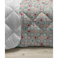 thumbnail image 3 of Nature Down Alternative Comforter, Wavy Leafy Branches Growing Essence of Branches Vintage Marine Themed Pattern, Microfiber Quilt for All Season, 5 Sizes, Pale Azure Blue, by Ambesonne, 3 of 3