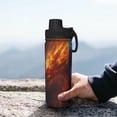 thumbnail image 7 of Haiem Red And Blue Fire Dragon E Printed Sports Insulated Kettle 18oz stainless steel kettle Leak-proof Water Bottle,Double-wall Insulated Bottle for Travel,Sports,Fitness, 7 of 7
