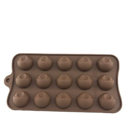 

DabuLiu 15/8 Cell Diamond Love Heart Silicone Chocolate Mold Cake Candy Casting Mold Cupcake Dessert Decorating Mould for Fondant Baking