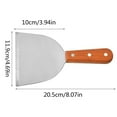 Tanuke Clearance! Stainless Steel Plate Cooking Spatula Fried Fish