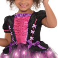 thumbnail image 3 of Amscan Child Sparkle Light Up Witch Costume, 3 of 4