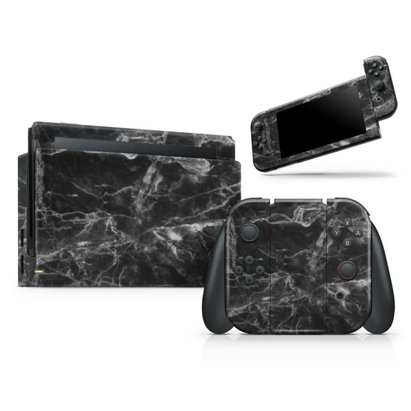 Design Skinz - Compatible with Nintendo 2DS XL - Skin Decal Protective Scratch-Resistant Removable Vinyl Wrap Cover - Smooth Black Marble