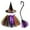 Dark Purple#9527, variant on BOOMNY Toddler Girls Halloween Clothes Sets Funny Hallowmas Witch Dress Up Mesh Tulle Dress Hat And Broom 3Pcs Outfit Sets Cozy Halloween Clothing Set