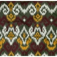 thumbnail image 4 of oneOone Organic Cotton Poplin Twill Fabric Diamond & Swirl Ikat Decor Fabric Printed BTY 42 Inch Wide, 4 of 4