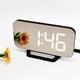 thumbnail image 4 of Espejos para Pared Creativo Recién Nacido Led Reloj Electrónico Digital Espejo Reloj de Pared Usb Teléfono Móvil Calendario de Carga Reloj Despertador Usb a Usb C, 4 of 9