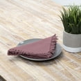 thumbnail image 3 of Ashton & Willow Mauve Purple Farmhouse Tabletop Kitchen Cassidy Cotton Solid Color Napkin Set of 6, 3 of 3