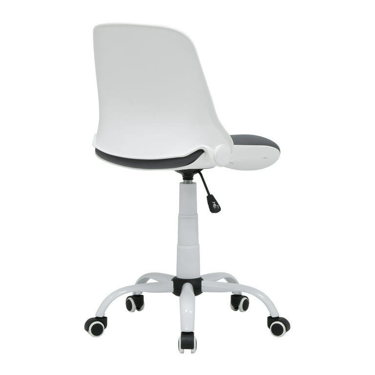 White folding desk chair discount