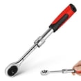 thumbnail image 1 of KAKOWELY ratchet handle Ratchet Wrench Extendable Repair Ratchet Ratcheting Socket Wrench Hand Ratchet Wrench Tool 72 Tooth 1/4 Drive Ratchet Wrench9.92"X1.06"X0.98", 1 of 5