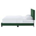 thumbnail image 6 of Tufted Platform Bed Frame, Full Size, Velvet, Green, Modern Contemporary Urban Design, Bedroom Master Guest Suite, 6 of 8